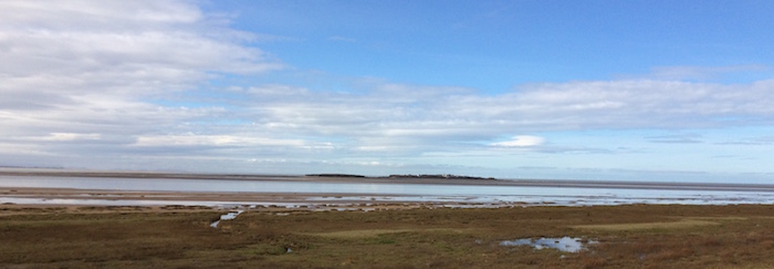 Hilbre from Royal Liverpool Golf Club 
