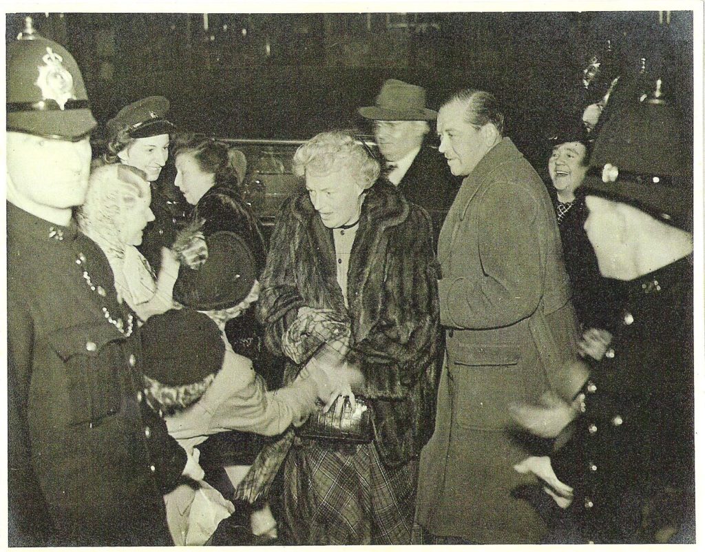 WPC Whitlock top left, Gracie Fields centre